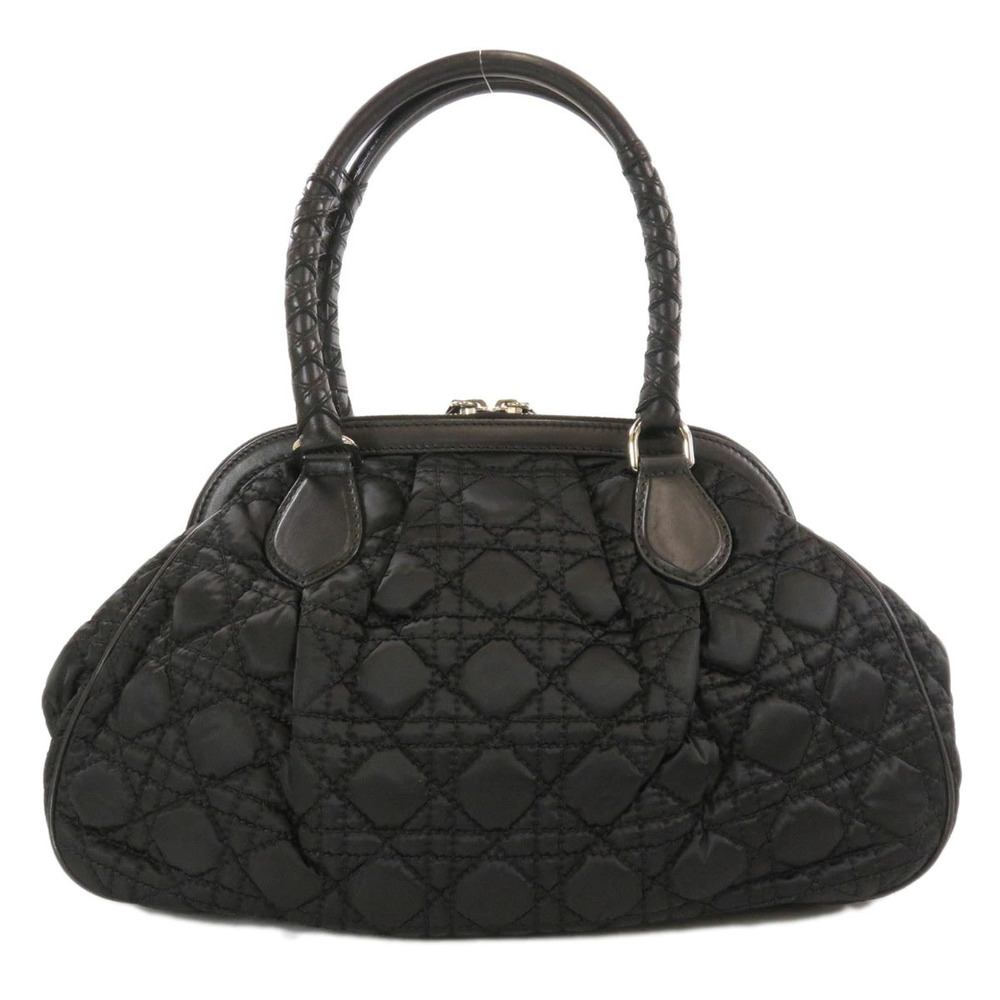 Dior  Cannage Leather Bag Tote Christian Black